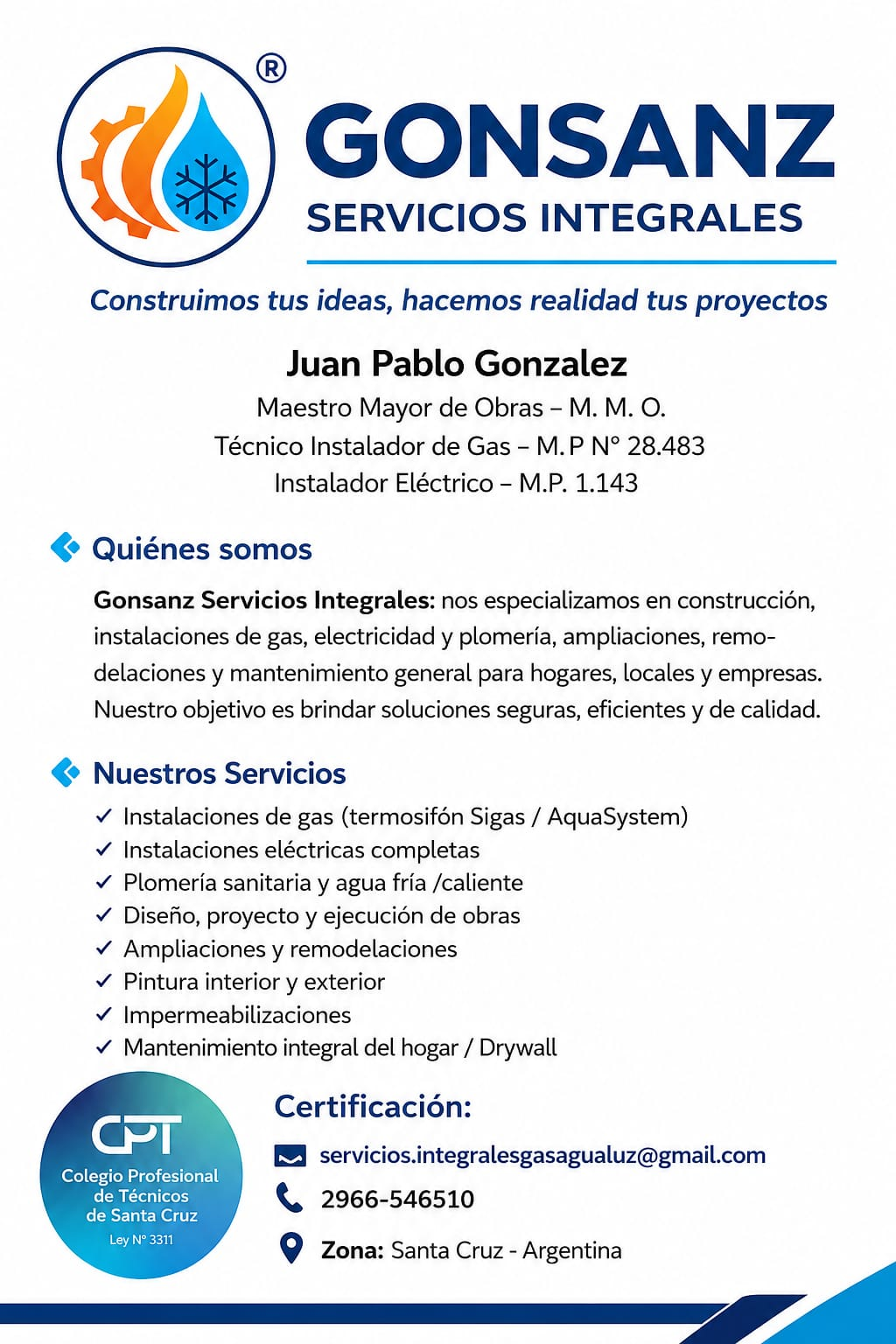 Flyer: Quiénes somos