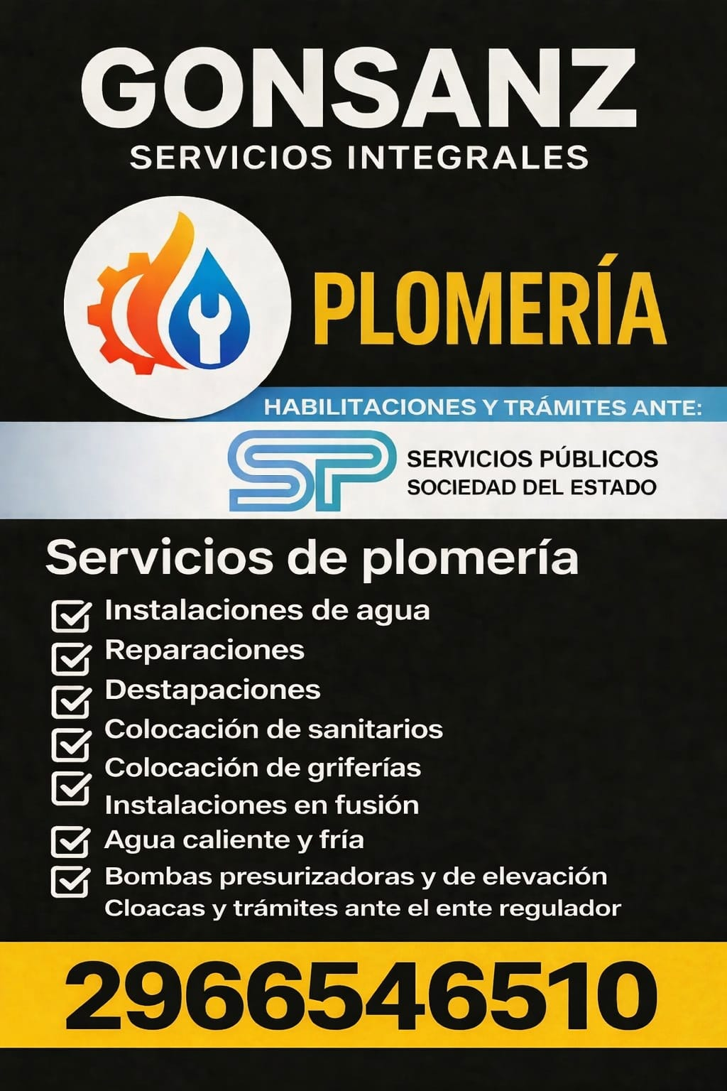 Flyer: Plomería